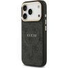 Guess PU Leather 4G Gold Frame MagSafe Case Чехол для Apple iPhone 17 Pro Чехлы - альтернативные