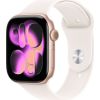 Apple Watch Series 11 GPS 46mm Rose Gold Aluminium Case with Light Blush Sport Band - M/L