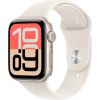 Apple Watch SE 3 GPS + 5G Cellular 44mm Starlight Aluminium Case with Starlight Sport Band - M/L