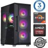 INTOP Ryzen 7 5700X 16GB 500SSD M.2 NVME RX6600 8GB no-OS Personālie datori
