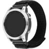 Fixed Sporty Strap for Garmin QuickFit 26mm 160-210 Black Nylon Smart-Watch aksesuāri