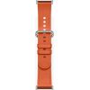 Xiaomi Leather Quick Release Strap Coral orange Stainless steel/Calf leather Fits wrists 135-205 mm Smart pūlksteņu aksesuāri