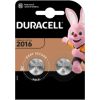 Baterijas Duracell CR2016 2 pack Bateriju lādētāji