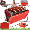 DH Garden Grill Opal ""S lux"" red mini grill czerwo