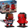 LEGO BrickHeadz Figurki Kapitana Ameryki i Czerwonego Hulka (40668)