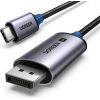 Ugreen CM556 Cable with USB-C and DisplayPort 8K connectors, 1 m long - grey Data USB kabeļi