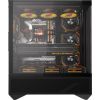 Darkflash DY460 computer case (Black) + 4 ARGB fans Datoru korpusi