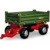 Rolly Toys Rolly Toys rollyTrailer Przyczepa Rolly Multi dwuosiowa zielona Jaunumi, Bērnu preces