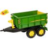 Rolly Toys Rolly Toys duża Dwuosiowa Przyczepa John Deere Wywrotka Jaunumi, Bērnu preces