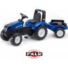 Falk FALK Duży Traktor z przyczepką New Holland Jaunumi, Bērnu preces