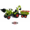 Falk FALK Ogromny traktor CLAAS AXOS z Przyczepą, Łyżką i Spychaczem Jaunumi, Bērnu preces