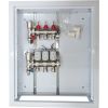 Hismart Heating Manifold 3 Loops with Thermal Actuators NC AC230V and Flow Meters Viedie slēdži