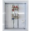 Hismart Heating Manifold 2 Loops with Thermal Actuators NC AC230V and Flow Meters Viedie slēdži