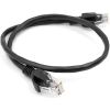 EXD Cable Cat5E UTP, 0.5m, black Tīkla vadi