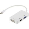 Extradigital Adapter mini DisplayPort į HDMI, DVI, VGA HDMI vadi