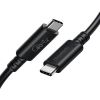 Кабель CHOETECH USB4, Type-C - Type-C, 40Gbps, 100W, 20V/ 5A, 8K/ 60HZ, 0.8m