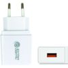 Extradigital Зарядное устройство EXTRA DIGITAL USB: 220V, 18W, QC3.0 Зарядные устройства
