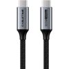 Extradigital Cable USB3.2, Type C - Type C, 20Gbps, 100W, 20V/ 5A, 4K/ 60HZ, 1m Dažādi vadi