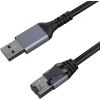 Extradigital Adapter Cable CAT6 UTP, USB3.0 Type-A to RJ45, 7.5m Tīkla vadi