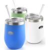Gsi Outdoors Glāze Glaier Stainless Tumbler 12FL.OZ., 355ml  Blue Aster Galda piederumi