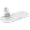 Беспроводная зарядка Devia 3in1 Smart Phone, Apple Watch, Airpods белая Bezvadu telefonu lādētāji