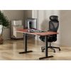 Adjustable Height Table Up Up Thor Black, Table top M Dark Walnut Biroja galdi