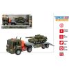 Speed & Go Auto treilers armijas ar tanku (skaņa, gaisma un inerce) 32 cm CB49902 Mašīnas un piederumi