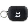 Karl Lagerfeld -  Karl Lagerfeld PU Embossed Choupette Head Case for AirPods Pro 2 Black Чехлы - альтернативные