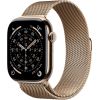 Apple Watch Series 11 GPS + Cellular 42mm Gold Titanium Case with Gold Milanese Loop Jaunumi Sadz. tehnika