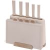 Maestro MR-1412-BEIGE Knife set with block + Cutting board set Beige Naži