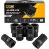 Triecienuzgaļu komplekts JCB 8072-5MPB; 1''; 24-46 mm; 7 gab. Mehāniskie instrumenti