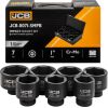 Triecienuzgaļu komplekts JCB 8071-5MPB; 1''; 7 gab. Mehāniskie instrumenti