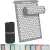 Tunturi Acupressure Mat And Pillow, Grey Vingrošanas paklājiņi