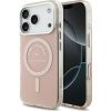 Karl Lagerfeld Apple  iPhone 17 Pro Silicone case with MagSafe IML Karl RSG Logo Pink Neoriģinālie Maciņi