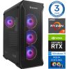 INTOP AQUA Ryzen 7 7700X 32GB DDR5 500SSD M.2 NVME RTX4070 12GB WIN11Pro Personālie datori