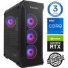 INTOP i7-12700F 32GB 1TB SSD M.2 NVME+2TB RTX4070 12GB no-OS Personālie datori