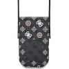 Guess 4G Peony Universāla Viedtālruņa Somiņa Black Multicolor Neoriģinālie Maciņi