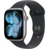 Apple Watch Series 11 GPS + Cellular 5G 46mm Space Grey Aluminium Case with Black Sport Band - S/M Smart-Watch Pulksteņi