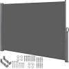 Sānu markīze Springos AW0001 250x160 cm grafīta krāsā Nojumes un aksesuāri