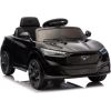 Lean Cars Ford Mustang Mach-E Black 24V Battery-Powered Car Jaunumi, Bērnu preces