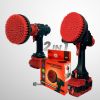 Профессиональная щетка Premium Drill Brush 2 in 1 - жесткий, красный, 15цм. Принадлежности для моющих средств