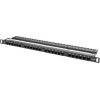 Lanberg Patch Panel 24 port 0.5U, cat. 6, black