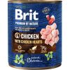 BRIT Premium by Nature Chicken with hearts - Wet dog food - 800 g Suņu barība