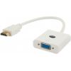 SAVIO HDMI (M) TO VGA (F) ADAPTER WHITE CL-201 Aдаптеры