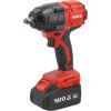 Triecienatslēga Yato YT-8277935; 18 V; 2x4,0 Ah akum. Trieciena uzgriežņu pistoles ar akumulatoru