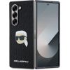 Karl Lagerfeld -  Karl Lagerfeld PU Saffiano Monogram Karl Head Case for Samsung Galaxy Z Fold 6 Black Neoriģinālie Maciņi