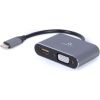 Cabletech Cablexpert USB Type-C to HDMI and VGA display adapter A-USB3C-HDMIVGA-01 USB Type-C Usb HUB