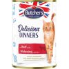 BUTCHER'S Delicious Dinners Pieces of beef in jelly - wet cat food - 400g Консервы кошек