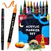 Acrylic Marker Pens ARRTX, 32 Colours Marķieri