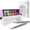 Double-sided Marker Pens ARRTX Oros, 12 Colours, pastel tones Marķieri